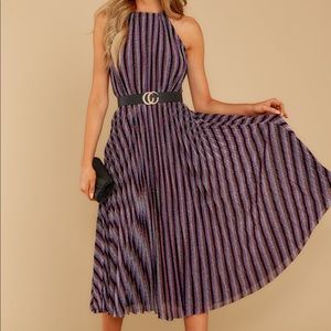 Purple Midi Dress